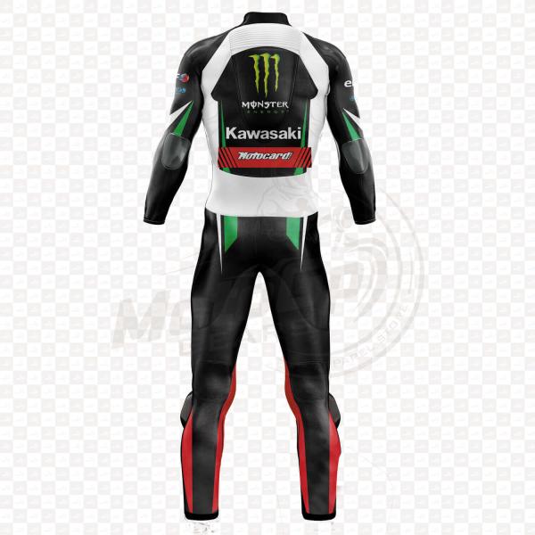 Combinaison en Cuir Kawasaki Tom Sykes 2017