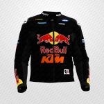 Giacca da Corsa in Pelle Pedro Acosta KTM Red Bull Nera – Edizione Personalizzata