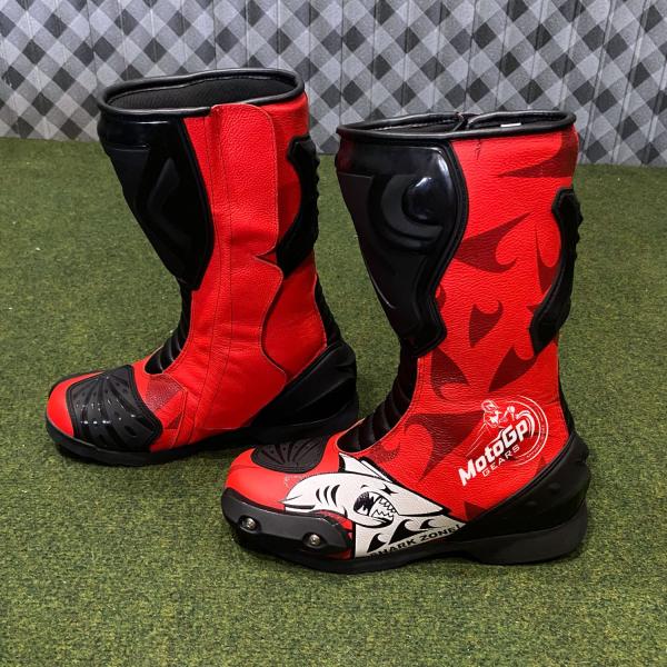 Scarpe da corsa moto Red Shark Zone