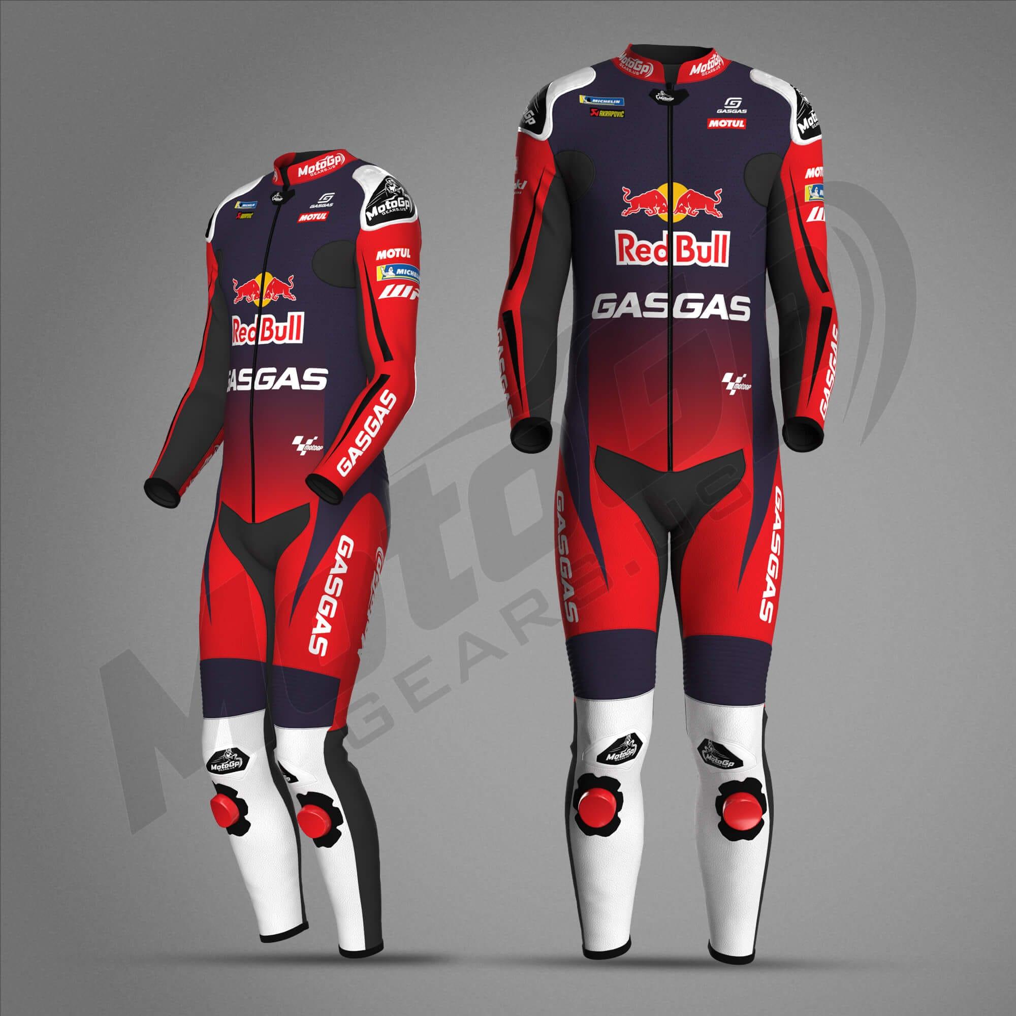 Pedro Acosta RedBull GasGas MotoGP 2024 Leder-Rennanzug – CE-zertifizierter Schutz