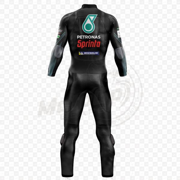 Combinaison Moto Cuir Yamaha Fabio Quartararo 2019 Petronas Une ou Deux Pièces