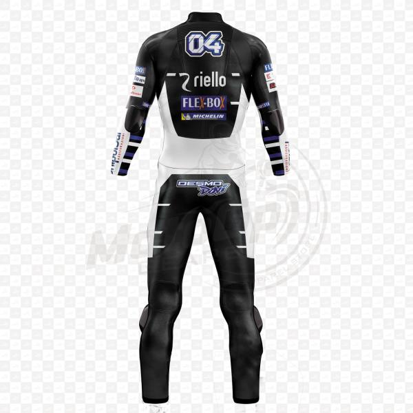Ducati Andrea Dovizioso 2018 Racing Black One or Two Piece Motorcycle Suit