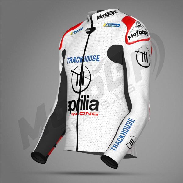Chaqueta de Cuero Racing Raul Fernandez 2024 – Estilo MotoGP Premium