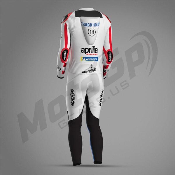Raul Fernandez 2024 Trackhouse Aprilia Leder-Rennanzug – CE-zertifizierter Schutz
