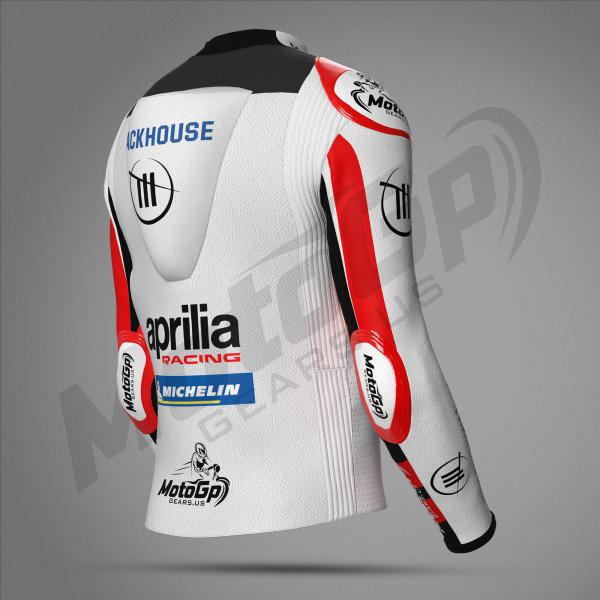 Chaqueta de Cuero Racing Raul Fernandez 2024 – Estilo MotoGP Premium