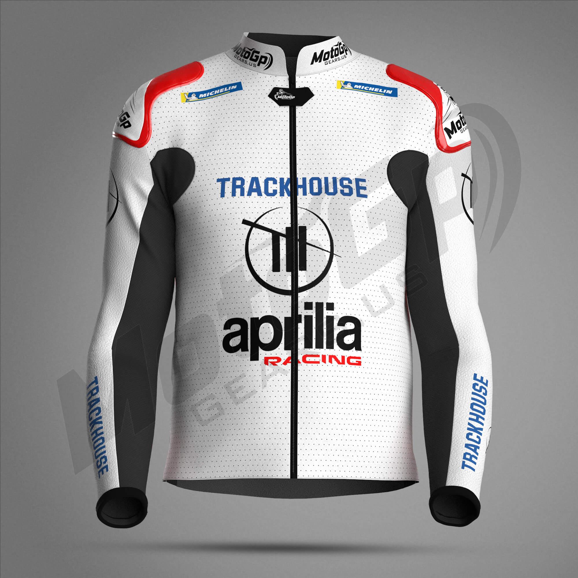 Chaqueta de Cuero Racing Raul Fernandez 2024 – Estilo MotoGP Premium
