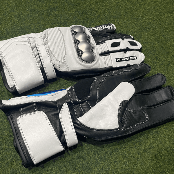 BMW Track GP TECH Motorcycle Racing Leather Gloves