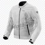 White Textile Racing Jacket – Stylish, Lightweight, and Durable for Men