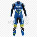 Combinaison MotoGP Suzuki Joan Mir 2019 Une Pièce en Cuir
