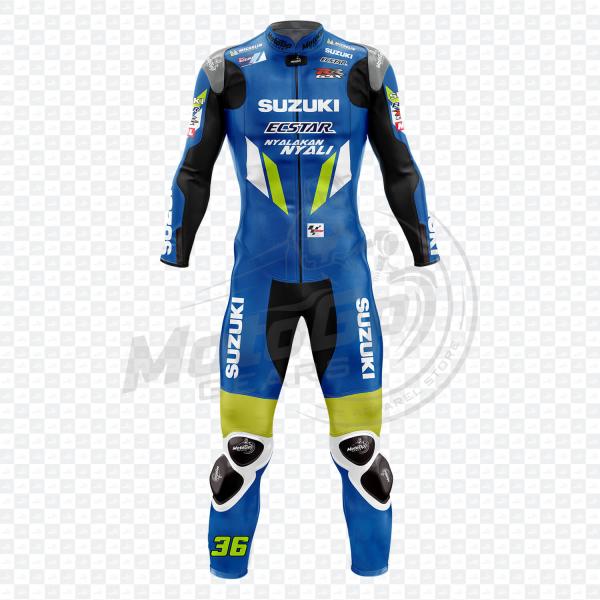Combinaison MotoGP Suzuki Joan Mir 2019 Une Pièce en Cuir