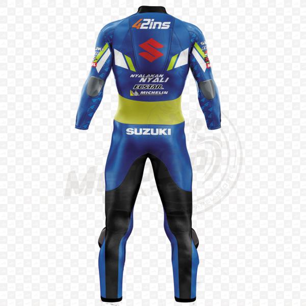 Combinaison Moto Cuir Suzuki Alex Rins 2019 Une Pièce
