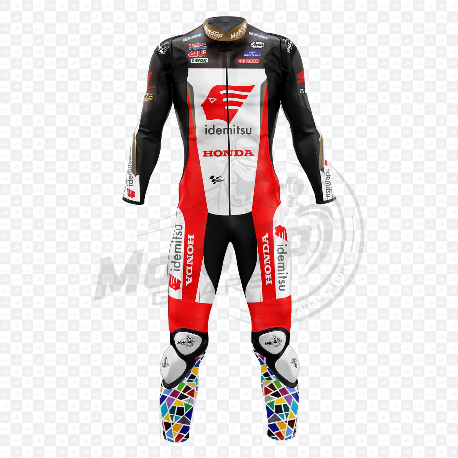 Combinaison en cuir moto Honda Takaaki Nakagami