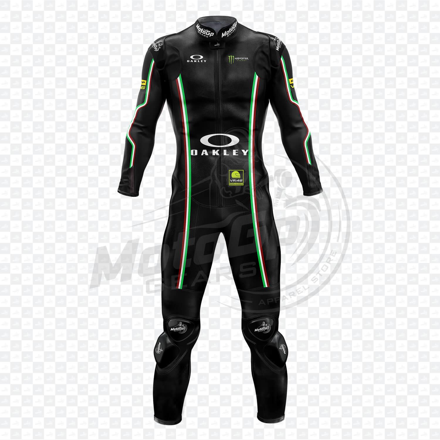 Motogp Riders Oakley 2017 Schwarzer Lederanzug