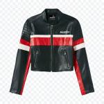 Semi Motorrad Damen Handgefertigte Lederjacke