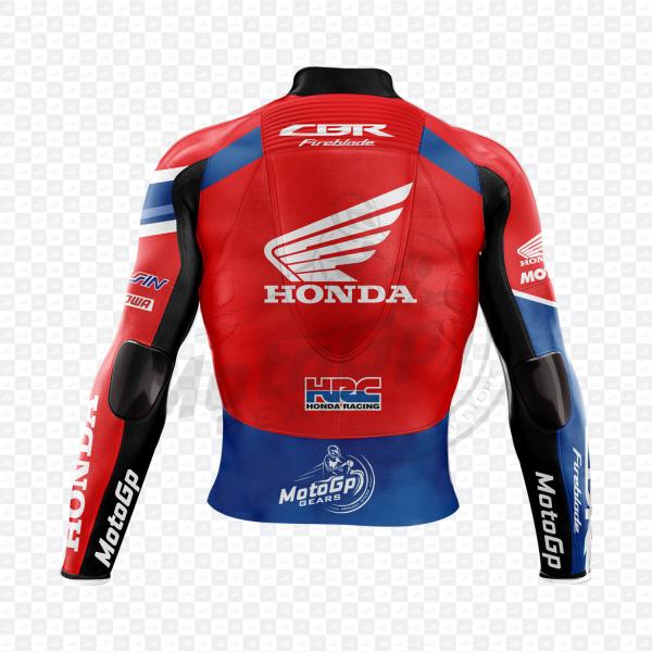 Xavi Vierge Riding Honda Motorcycle jacket