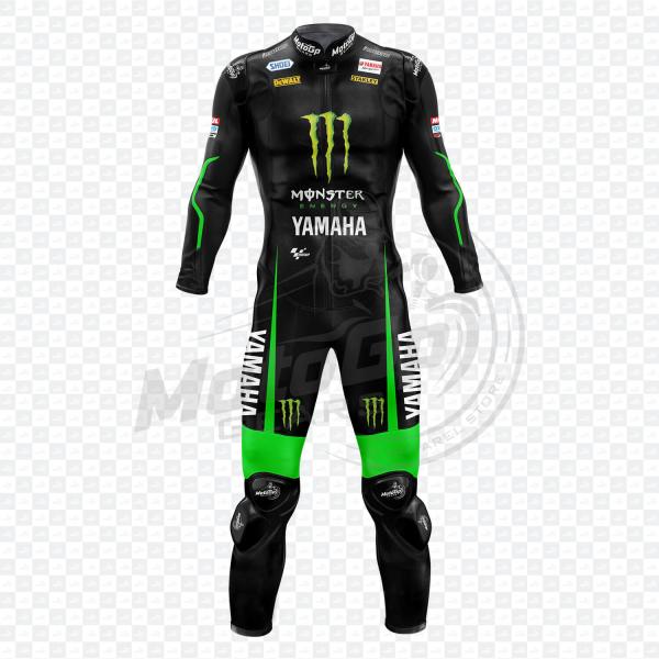 Combinaison cuir noire Yamaha 2015 Bradley Smith