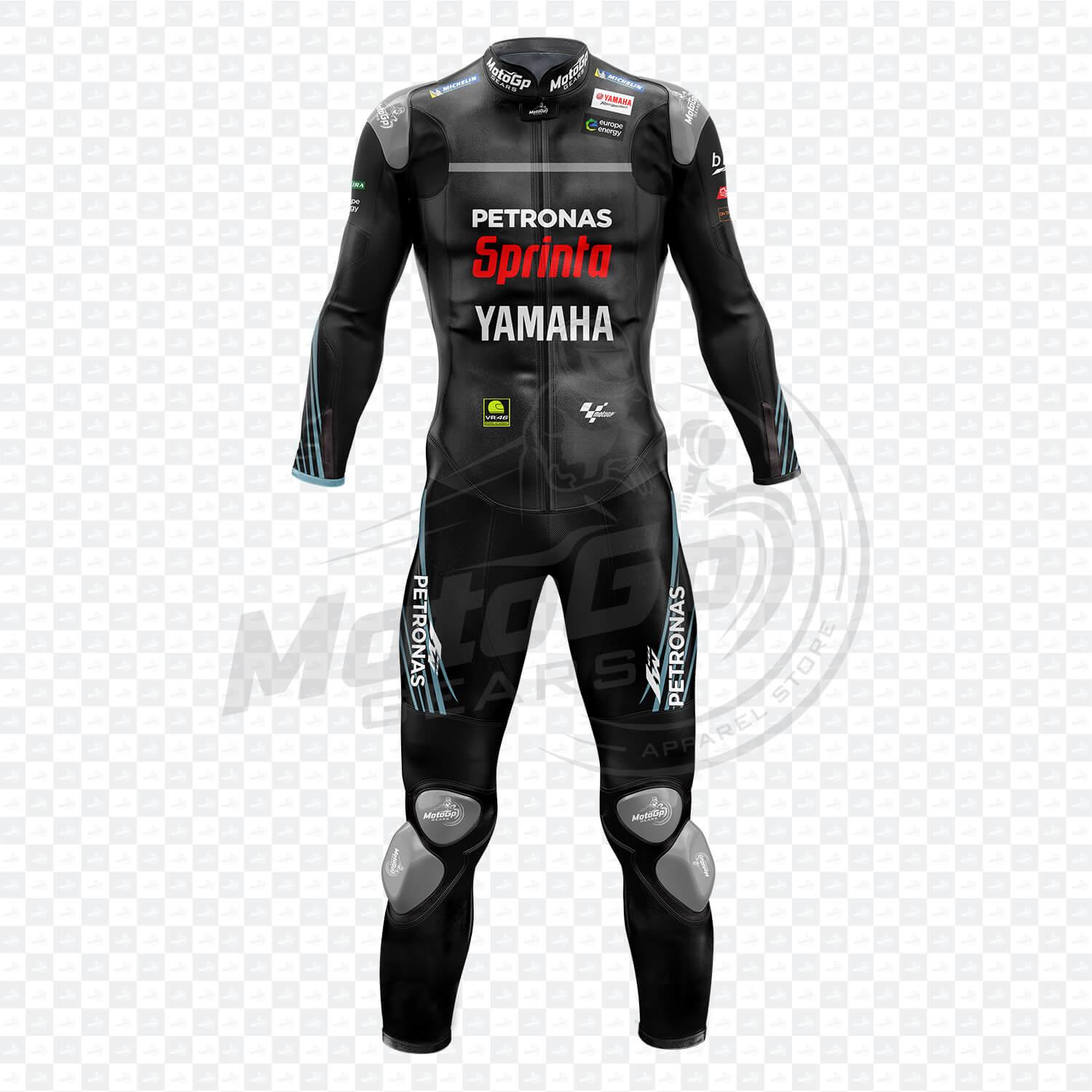 Combinaison Moto Cuir Yamaha Fabio Quartararo 2019 Petronas Une ou Deux Pièces