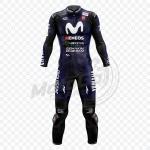 Yamaha Maverick Vinales Genuine leather Motorcycle Suit