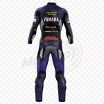 Tuta Moto Yamaha Nera in Pelle Custom