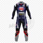 Tuta Moto Yamaha Nera in Pelle Custom