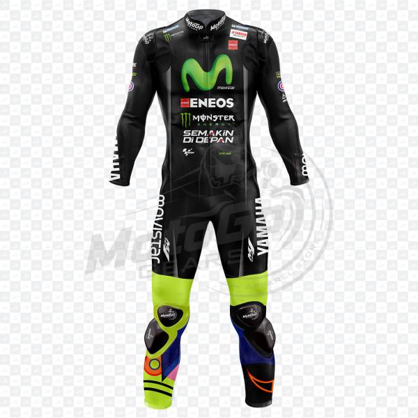 Yamaha Valentino Rossi 2017 Echtes Leder Motorradanzug