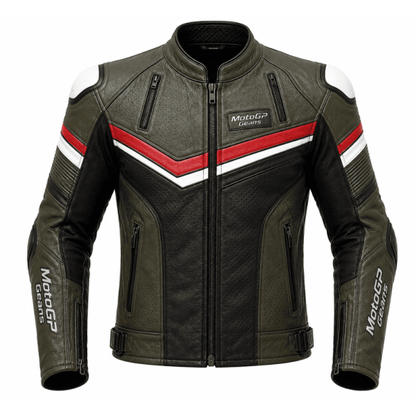 Ranger V Pro Olive Green Aerodynamic Racing Jacket