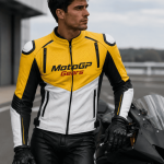 Thunder Strike Stretch-Comfort Racing Motorcycle Jacket
